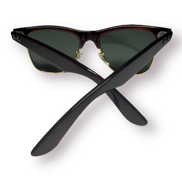 Ray-Ban B&L Wayfarer Max Sunglasses Tortoise‎ Frames Vintage USA Rare - Picture 8 of 12